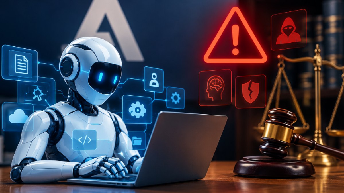 Anthropic AI agents and legal risk concept | Photo Credit: AI Image