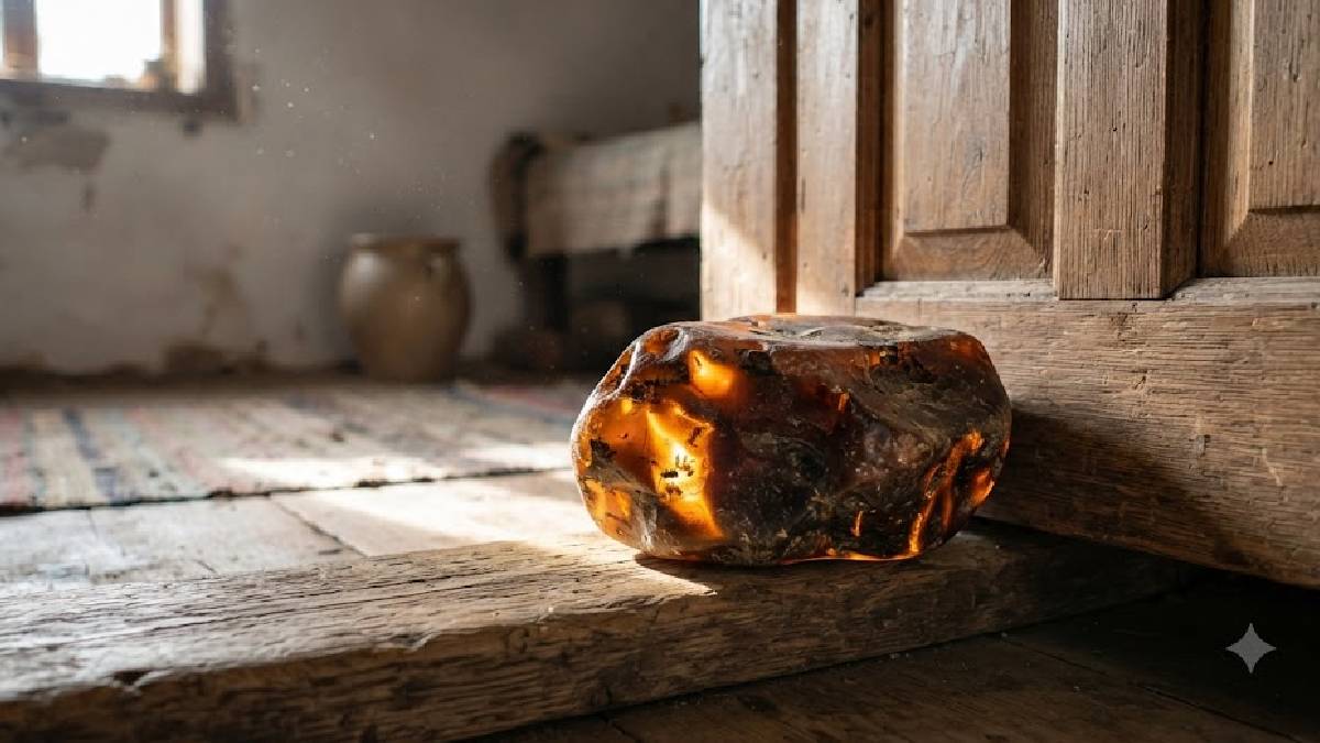 Romanian Woman Used A Million-Dollar Amber Stone As A Doorstop For Decades