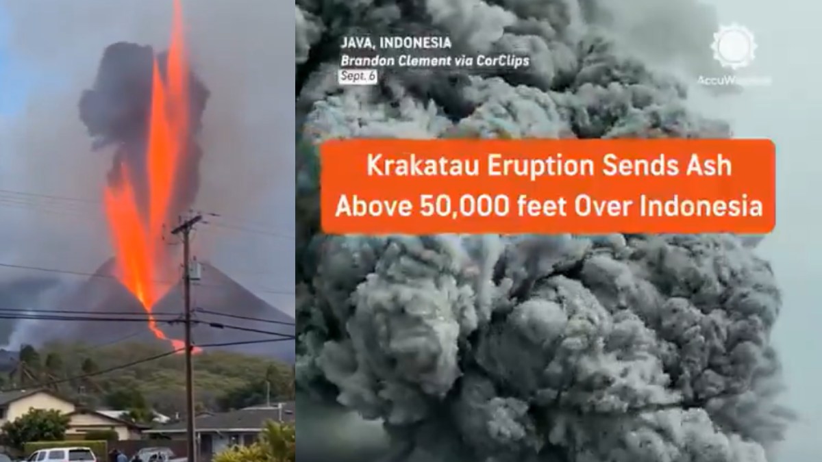 Anak Krakatau Volcano Eruption | Photo Credit: https://x.com/Eliseevanews