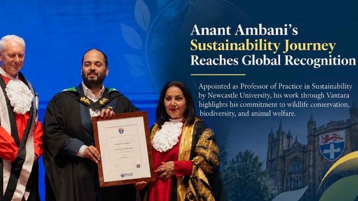 Anant Ambani Gets New Sustainability Role at UK’s Newcastle University