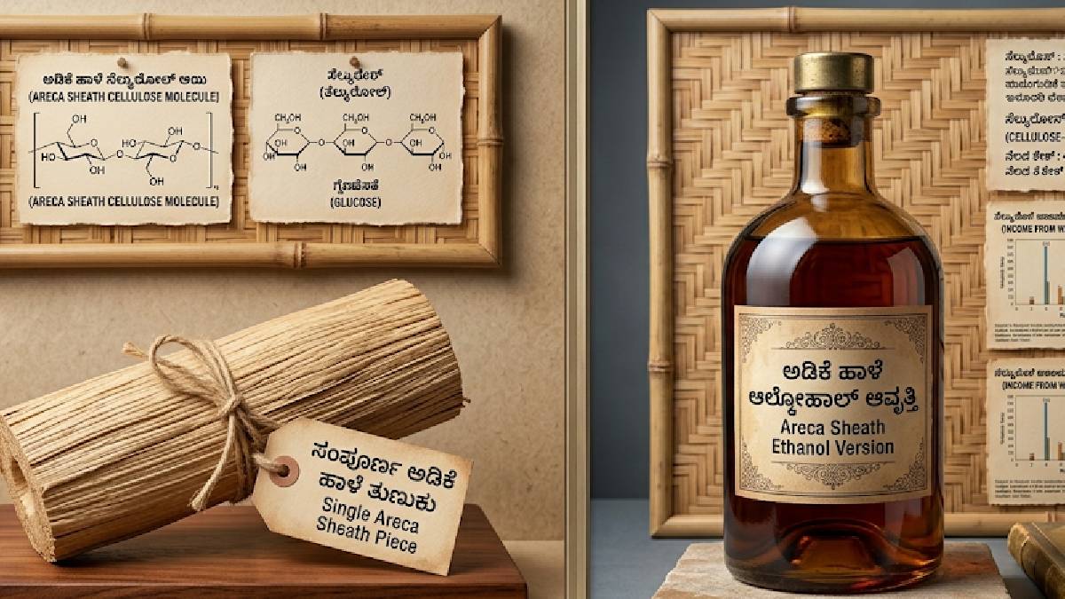 ಅಡಿಕೆ ಹಾಳೆಯಿಂದಲೇ ಎಥೆನಾಲ್- ರೈತರಿಗೆ ಸಿಗುತ್ತಾ ಹೆಚ್ಚುವರಿ ಆದಾಯ!!
