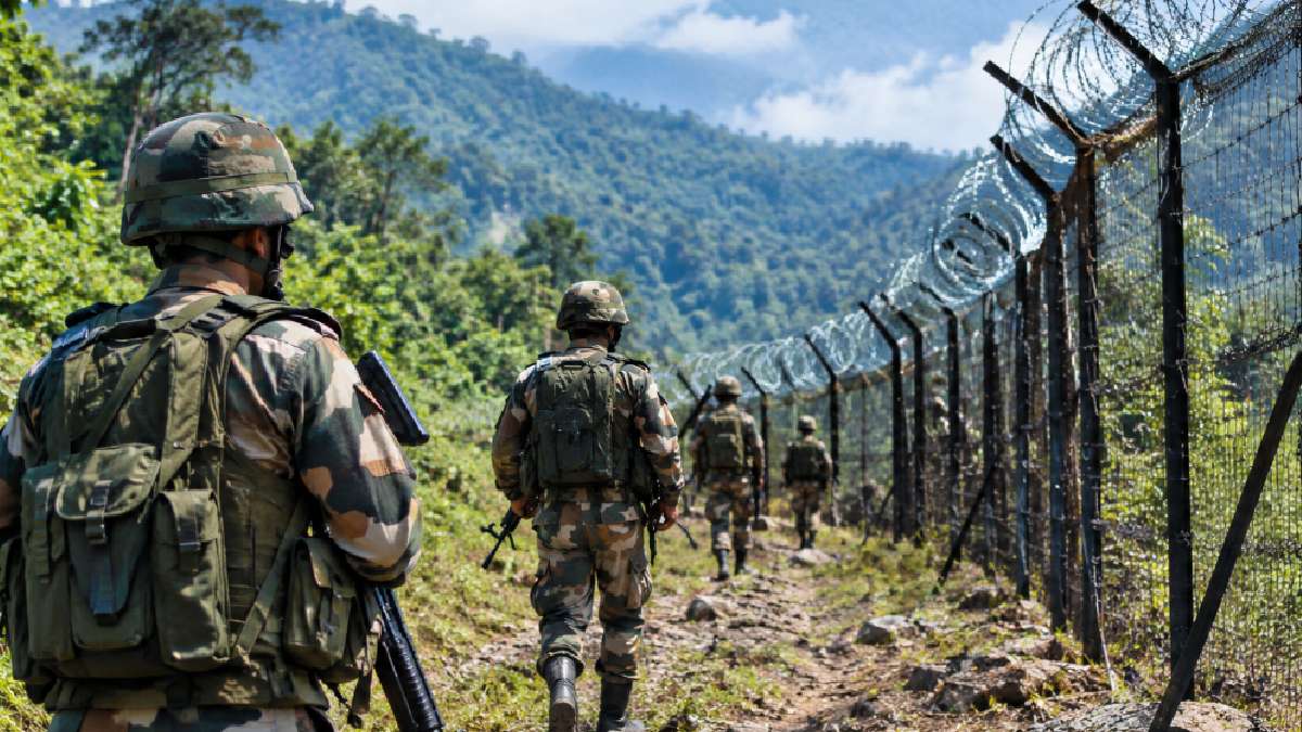 Assam Rifles patrol near India-Myanmar border | Photo Credit: AI Image