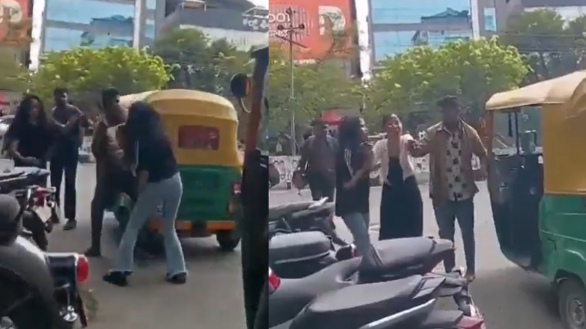 Bengaluru Auto Driver, Two Women Exchange Blows Over Fare Dispute; Video Goes Viral
