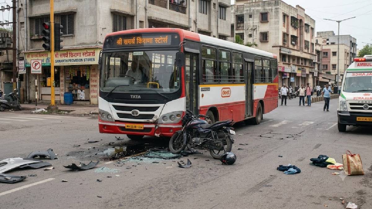 ಗಣೇಶ ಮೆರವಣಿಗೆ ನೋಡಿ ವಾಪಸ್ ಬರುತ್ತಿದ್ದಾಗ ದುರಂತ-ಬಸ್ ಡಿಕ್ಕಿಯಾಗಿ ಮೂವರ ಸಾ*ವು!!