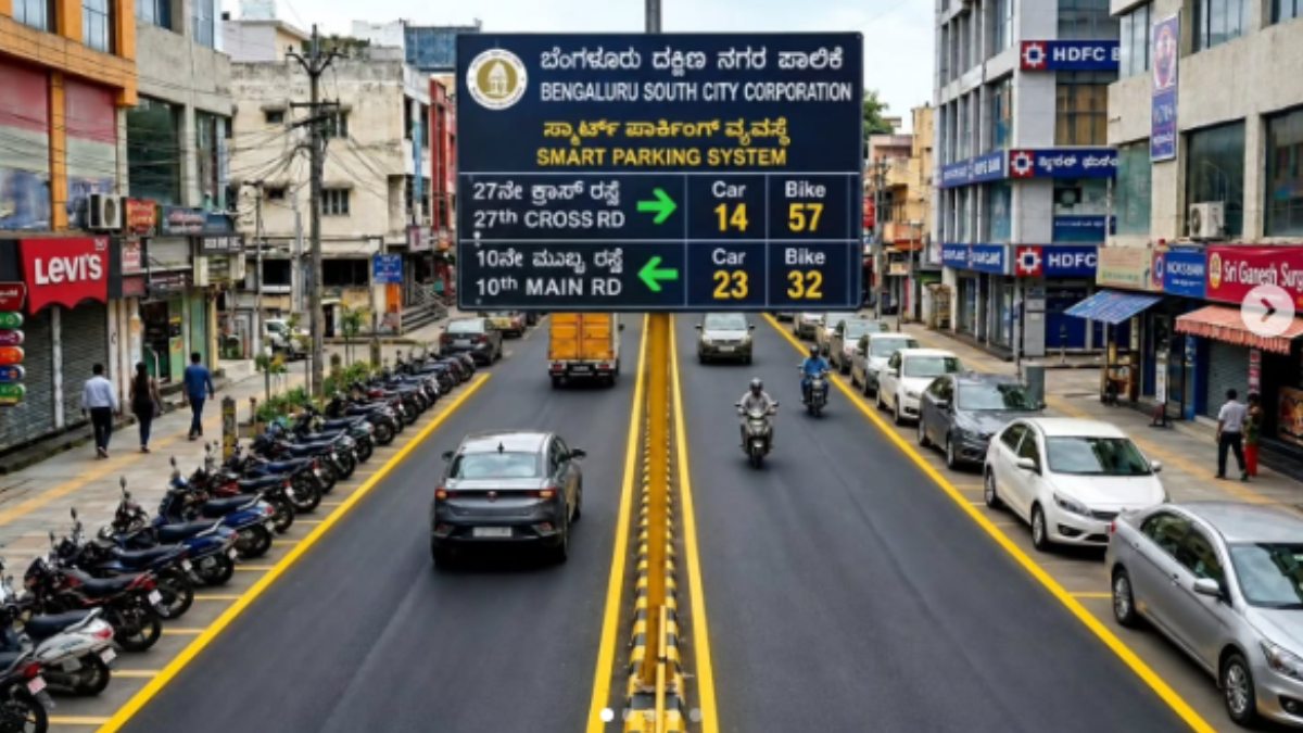 Bengaluru plans to introduce an AI-powered smart parking system in Jayanagar | Photo Credit: https://www.instagram.com/gba_office/