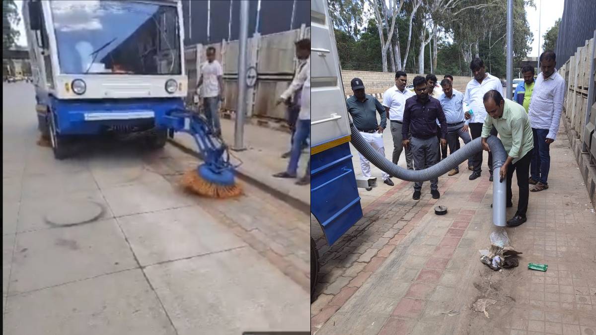 Bengaluru North Moves Towards Technology-Driven Road Cleaning as BNCC Tests Mechanical Sweeping Machines