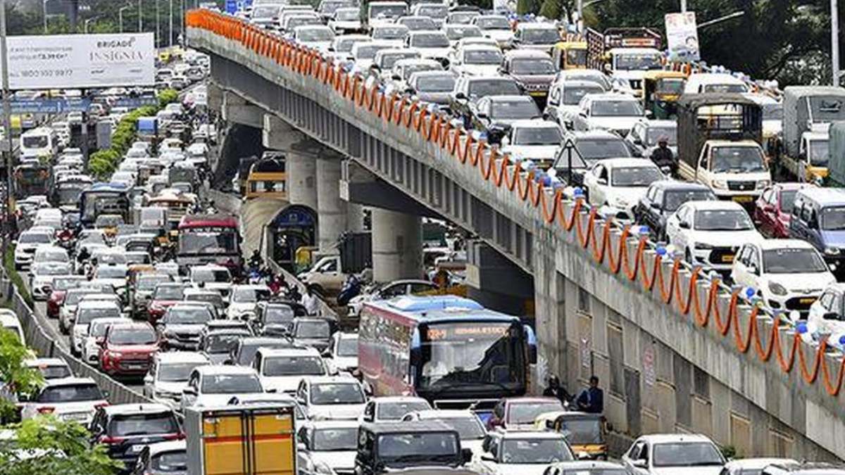 Bengaluru Traffic Police Deploy Drones at High-Density Junctions to Monitor Traffic During Peak Hours