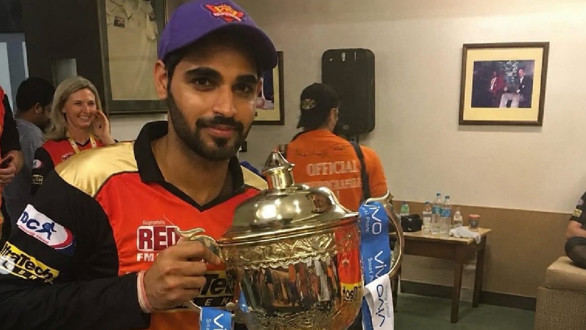 Bhuvneshwar Kumar during his RCB stint in the IPL. | Photo Credit: https://www.instagram.com/imbhuvi