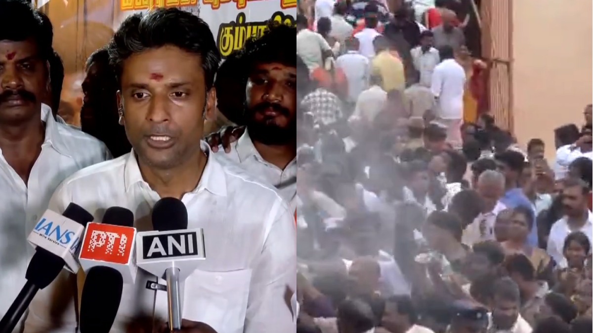 Meenakshi Temple Kumbabhishekam Row: BJP's Vinoj Selvam Questions TVK Arrangements