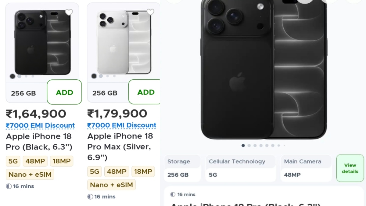 iPhone 18 Pro, Pro Max On Blinkit: Get Apple’s New iPhone Delivered In Minutes