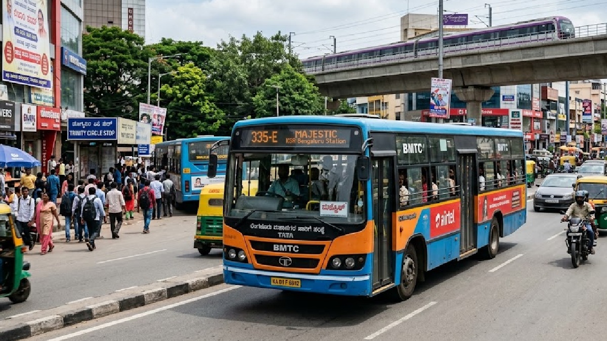 ಬೆಂಗಳೂರು ಬಿಎಂಟಿಸಿ ಬಿಡಿಭಾಗಗಳ ಕೊರತೆ | Photo Credit: AI