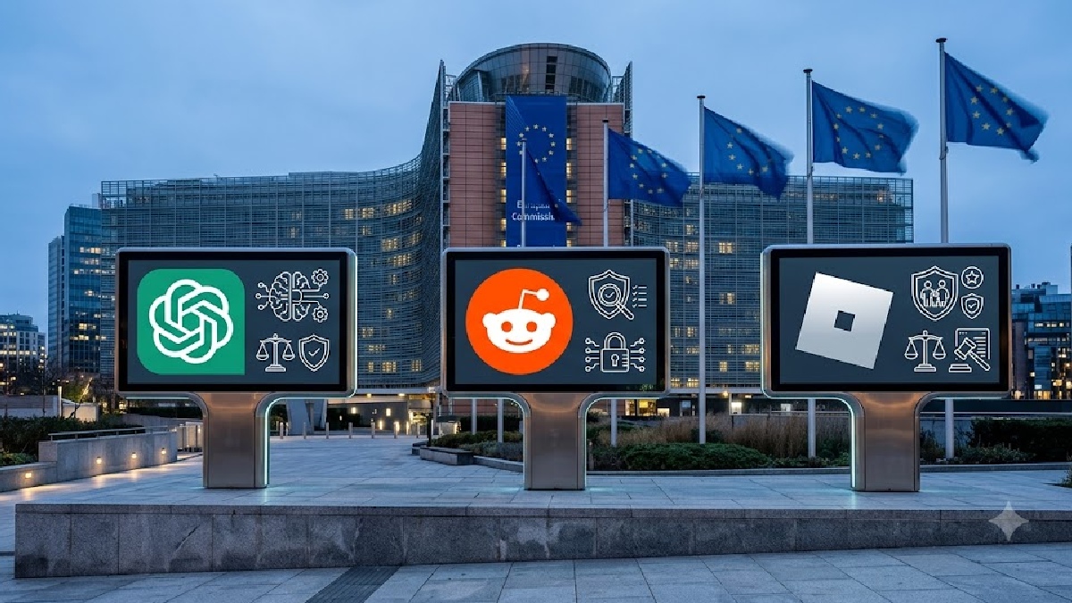 ChatGPT, Reddit and Roblox Face New EU Rules Over Illegal Content, Child Safety