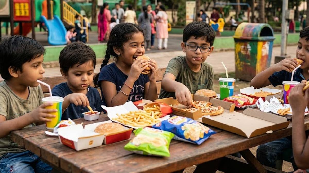 ಚಿಪ್ಸ್, ಬರ್ಗರ್, ಪಿಜ್ಜಾ, ಕೋಲ್ಡ್ ಡ್ರಿಂಕ್ಸ್‌.. ಮಕ್ಕಳ ಆರೋಗ್ಯಕ್ಕೆ ಕಂಟಕವಾಗುತ್ತಿದೆಯಾ ಜಂಕ್ ಫುಡ್!!
