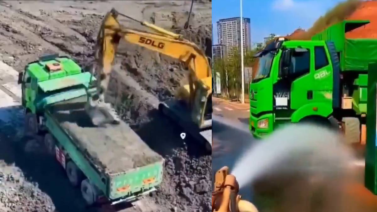 Why Construction Trucks in China Are Covered and Washed Before Leaving Sites