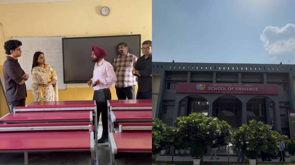 CJP team inspecting Ludhiana schools. | Photo Credit: https://x.com/SauravDassss