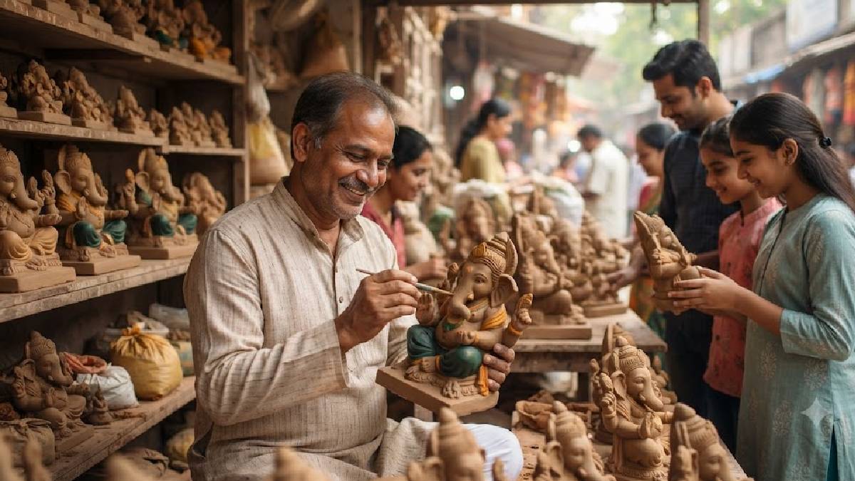 ಗಣೇಶ ಮೂರ್ತಿ ಖರೀದಿಸುವ ಮುನ್ನ ಈ ಟ್ರಿಕ್ ಗೊತ್ತಿರಲಿ; ಮಣ್ಣಿನದ್ದೋ POPದ್ದೋ ಕ್ಷಣದಲ್ಲೇ ಪತ್ತೆ!!