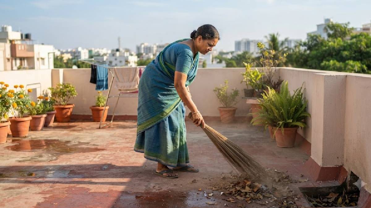 ಮಳೆಗಾಲದಲ್ಲಿ ಟೆರೇಸ್‌ನಲ್ಲಿ ಪಾಚಿ, ಕಸ ಸೇರದಂತೆ ಈ ಕ್ಲೀನಿಂಗ್ ಟಿಪ್ಸ್ ಫಾಲೋ ಮಾಡಿ!!