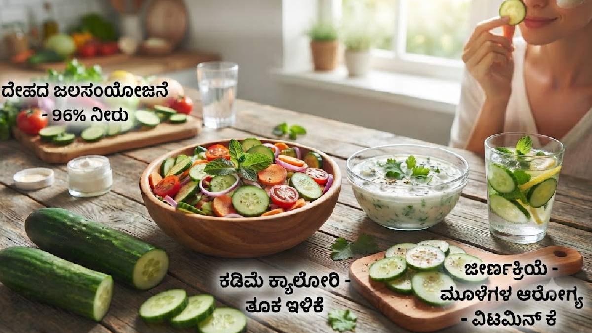 ಬೇಸಿಗೆಯಲ್ಲಿ ಮಾತ್ರವಲ್ಲ, ಪ್ರತಿದಿನ ಸೌತೆಕಾಯಿ ತಿನ್ನಿ; ದೇಹಕ್ಕೆ ಸಿಗುತ್ತೆ ಈ ಲಾಭ!!