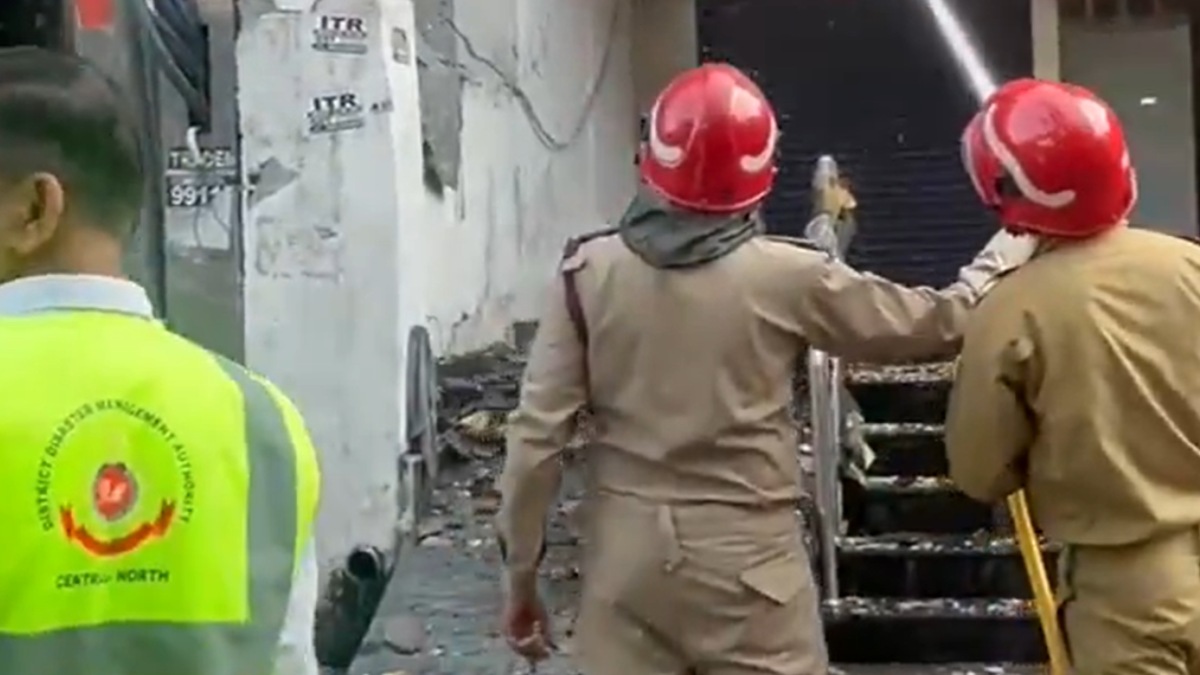 Model Town Fire: 25+ Fire Tenders Rush to Haldiram Outlet, People Safely Evacuated