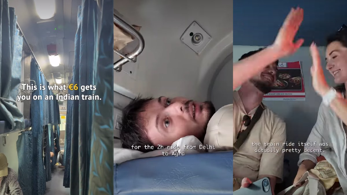 €6 Train Ride From Delhi To Agra Leaves Foreign Travellers Surprised, But Agra Station Brings Chaos