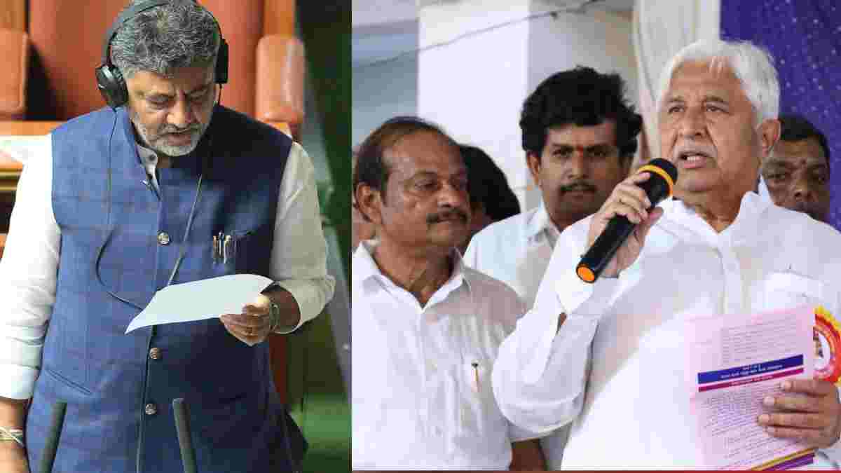 ಗದಗ ಬರ ಘೋಷಣೆ ವಿಚಾರದಲ್ಲಿ ಕಾಂಗ್ರೆಸ್‌ನಲ್ಲಿ ಚರ್ಚೆ - ಎಚ್.ಕೆ. ಪಾಟೀಲ್ ಎಚ್ಚರಿಕೆಗೆ ಡಿಕೆಶಿ ಪ್ರತಿಕ್ರಿಯೆ!!