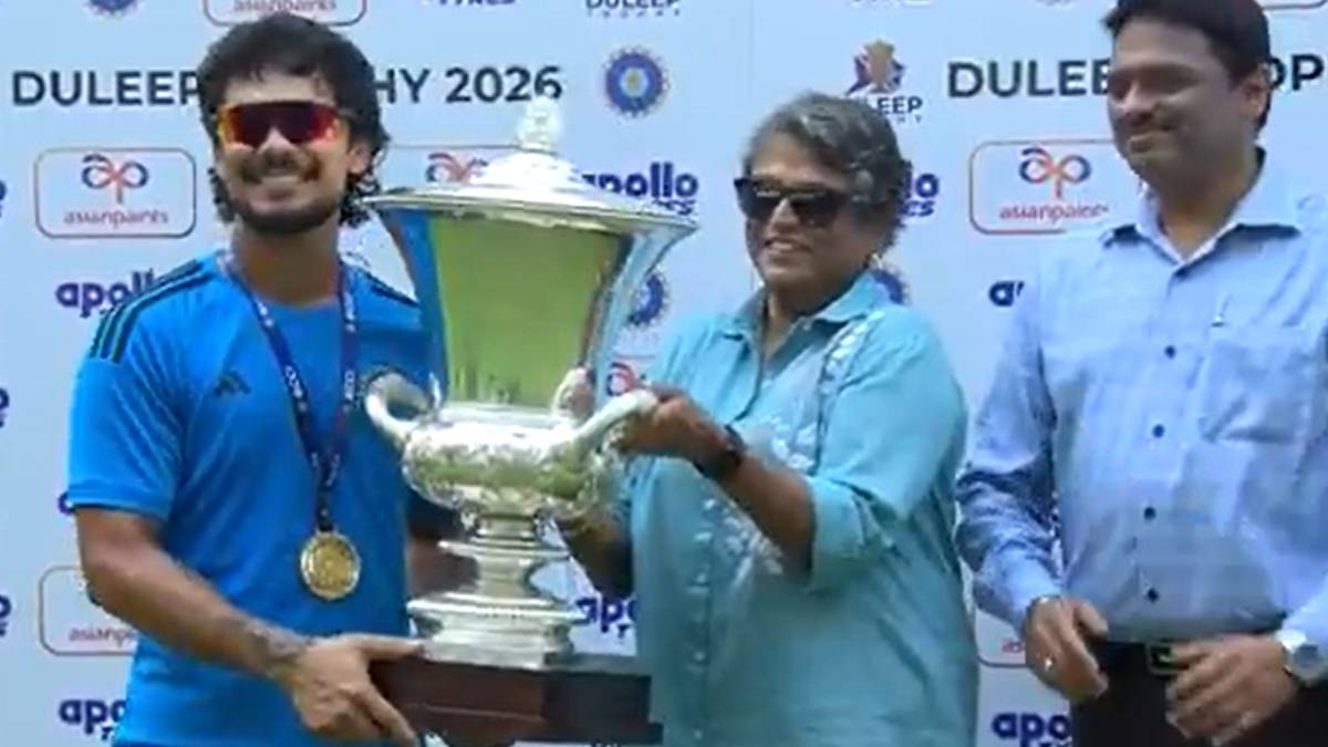 ದುಲೀಪ್ ಟ್ರೋಫಿ 2026: 13 ವರ್ಷಗಳ ಬಳಿಕ ಚಾಂಪಿಯನ್ ಆದ ಪೂರ್ವ ವಲಯ, ಇಶಾನ್ ಕಿಶನ್ ದಾಖಲೆ | Photo Credit: https://x.com/BCCIdomestic