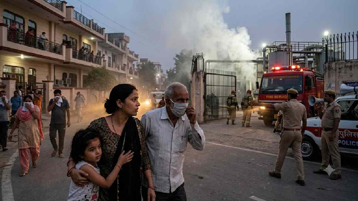 Meerut Chlorine Gas Leak: Several People Fall Ill, Families Leave Homes After Sewage Plant Incident