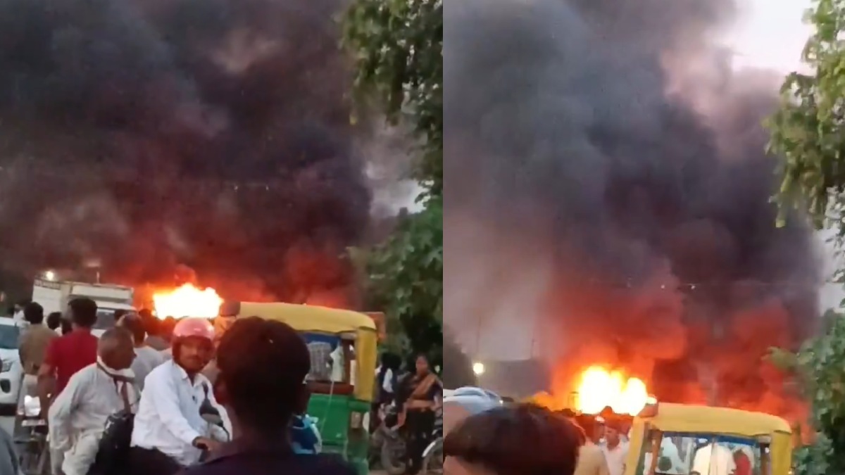 Gorakhpur Accident: Teen Killed By Dumper In Naharapur, Angry Villagers Set Vehicle On Fire