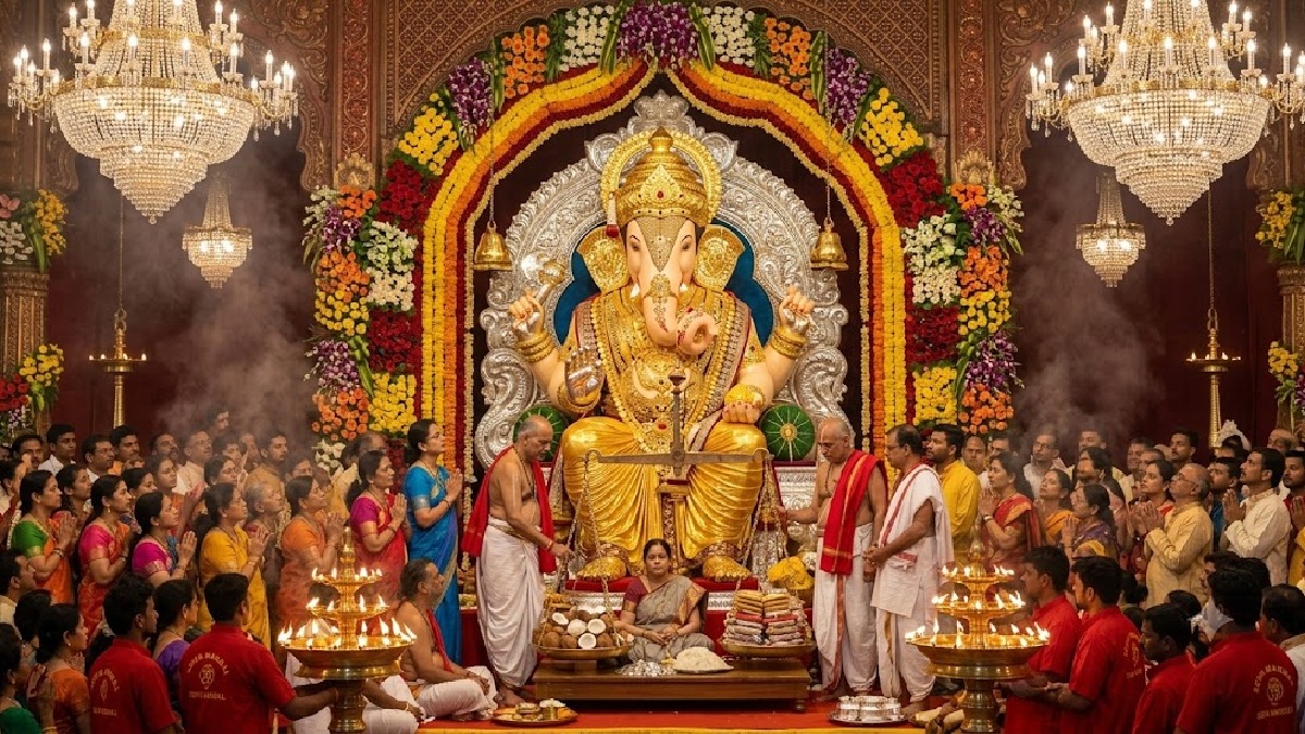 ಮುಂಬೈನ ಜಿಎಸ್‌ಬಿ ಗಣಪತಿ ಉತ್ಸವಕ್ಕೆ ಭರ್ಜರಿ ಭದ್ರತೆ-ಬರೋಬ್ಬರಿ ₹703 ಕೋಟಿ ವಿಮಾ ರಕ್ಷಣೆ!!