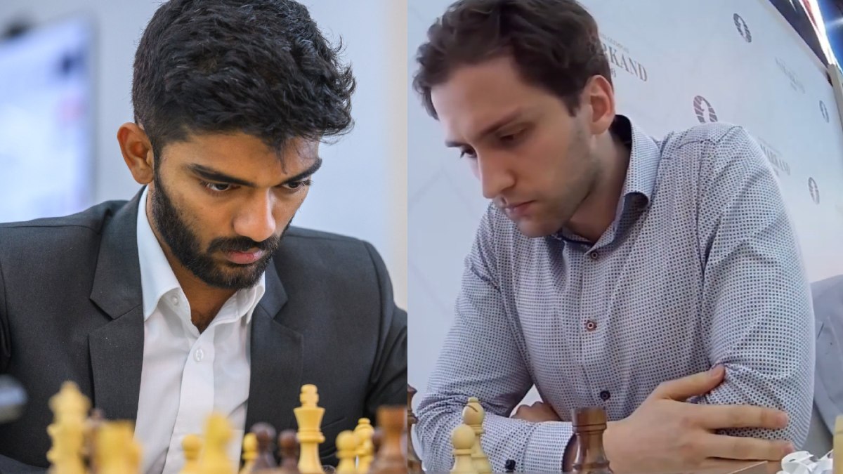 Gukesh Beats Donchenko After Stunning Comeback in Chess Olympiad | Photo Credit: https://x.com/pransu_upadhyay/    |    https://x.com/ChessbaseIndia/