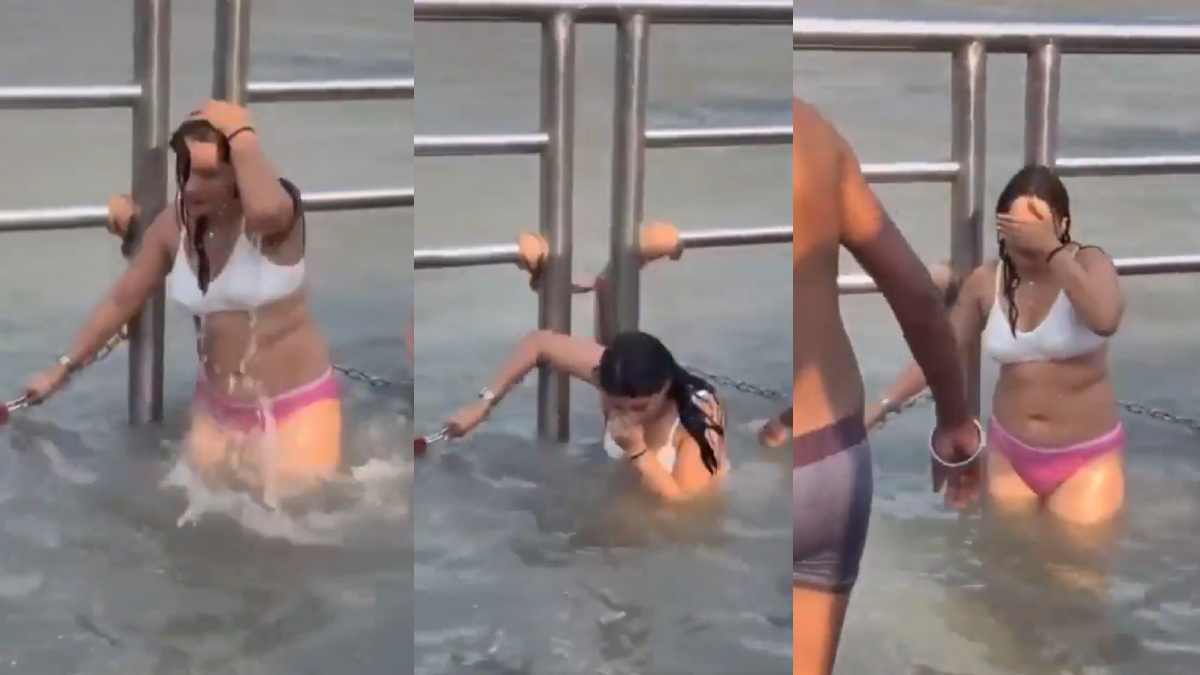Viral Haridwar Video Sparks Debate Over Dress, Civic Sense and Respect for Sacred Places