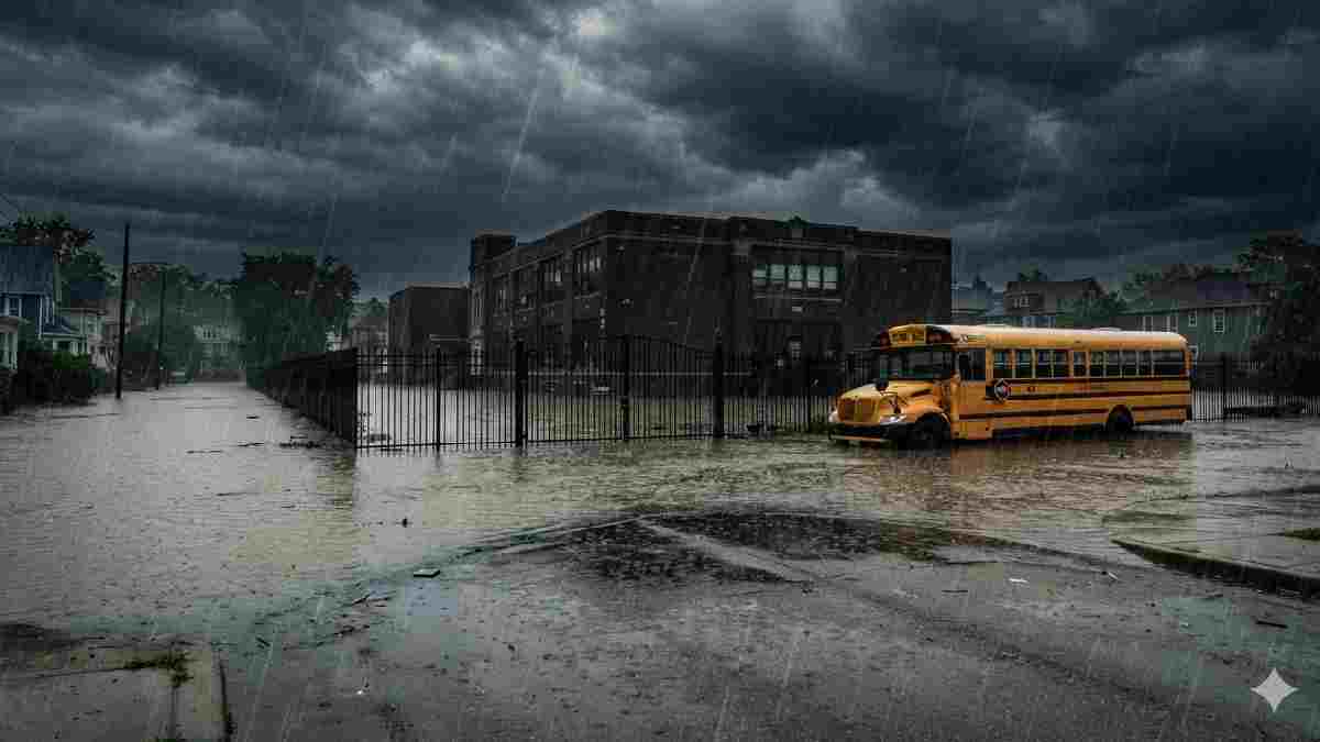 Heavy Rain Alert: Schools and Colleges Shut in Several Areas as Red Alerts Continue