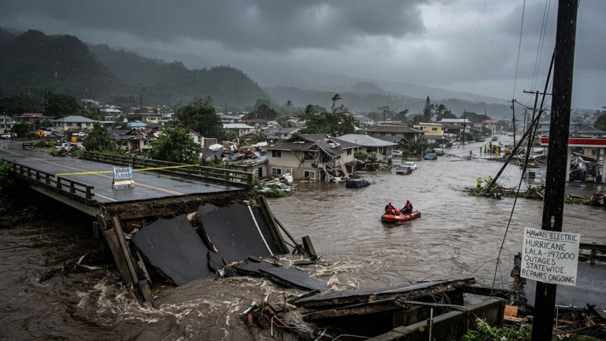 Hurricane Lala Devastates Hawaii | Photo Credit: AI Image
