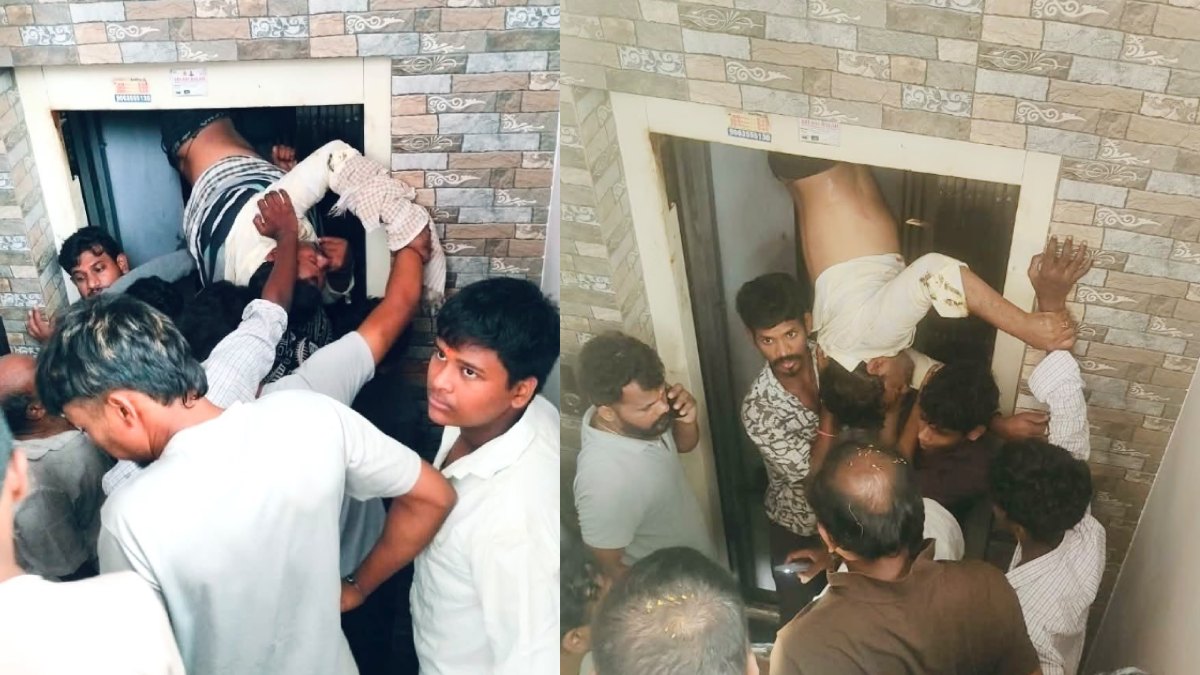 Moosapet Lift Horror: HYDRAA Rescues Man Trapped Between Lift and Wall