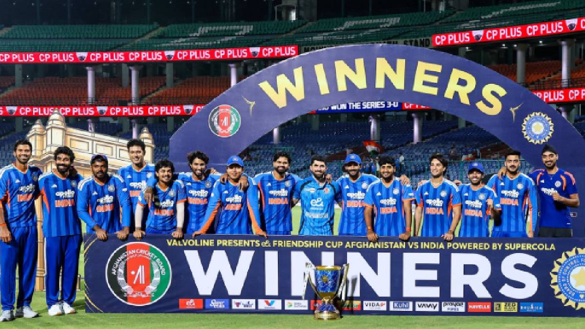 ಅಫ್ಘಾನಿಸ್ತಾನ ವಿರುದ್ಧ ಭರ್ಜರಿ ಗೆಲುವು; ಟಿ20 ಕ್ರಿಕೆಟ್‌ನಲ್ಲಿ ಭಾರತ ನಿರ್ಮಿಸಿದ ವಿಶ್ವ ದಾಖಲೆ!!