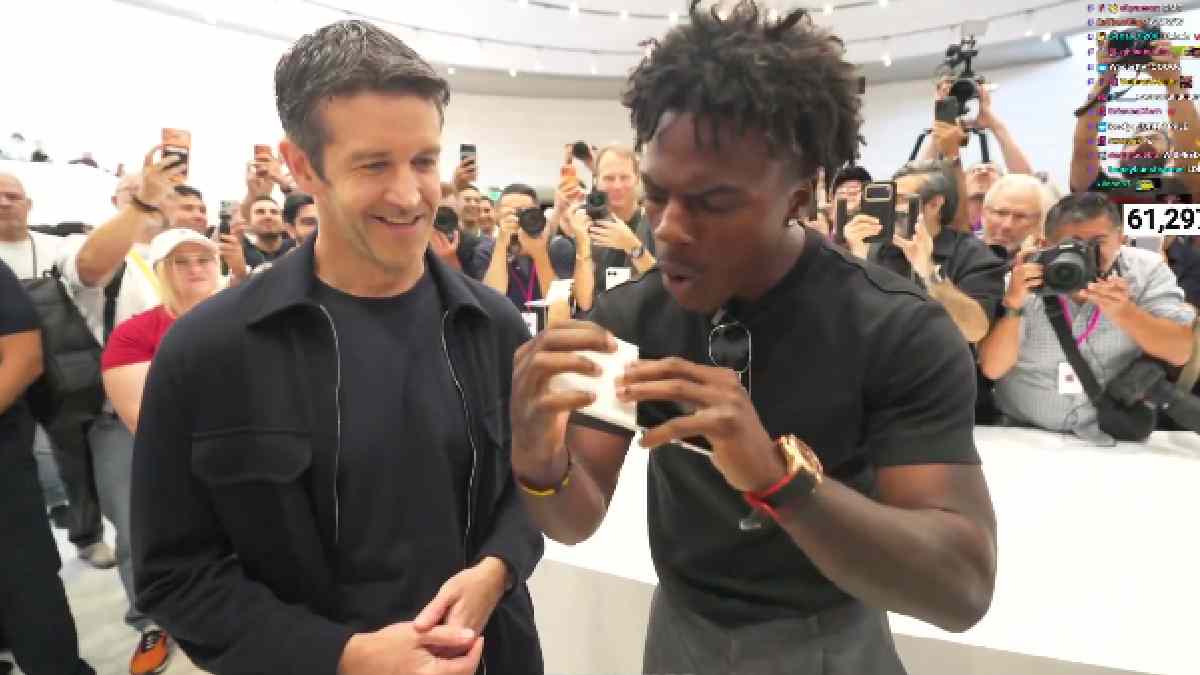 IShowSpeed Backflips With iPhone Duo at Apple Event, Declares Himself ‘iShowFlip’
