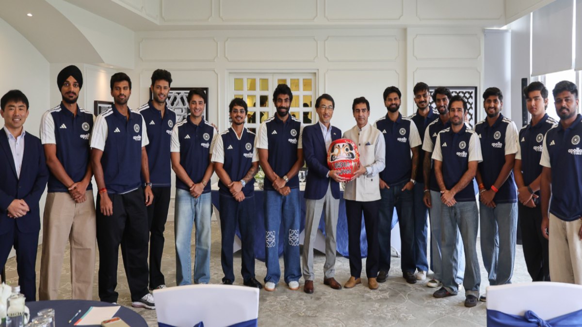 Mithun Manhas Meets Japan Ambassador Ahead of Historic India-Japan T20I; Daruma Gift Steals Spotlight