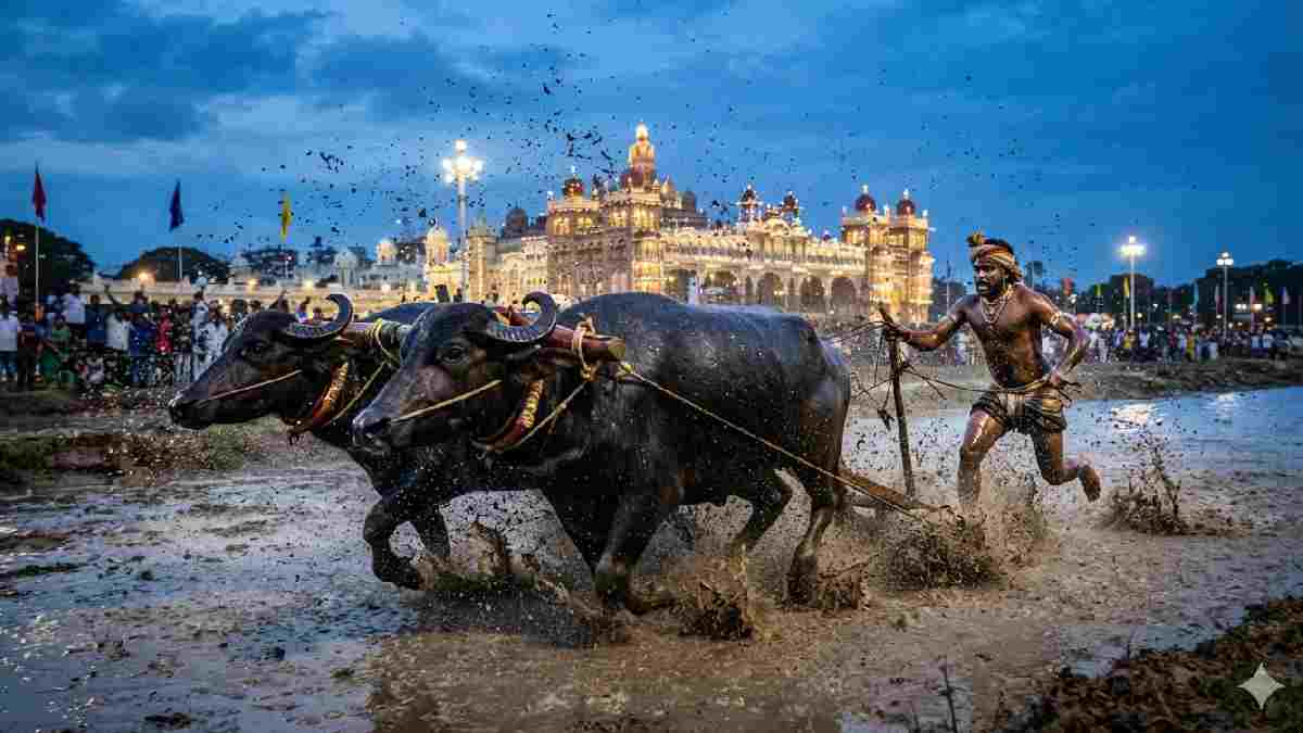 ಮೈಸೂರು ದಸರಾಕ್ಕೆ ಕಂಬಳದ ಮೆರುಗು - ಅ.18-19ರಂದು ಅದ್ಧೂರಿ ಕಂಬಳಕ್ಕೆ ಸಜ್ಜು!!