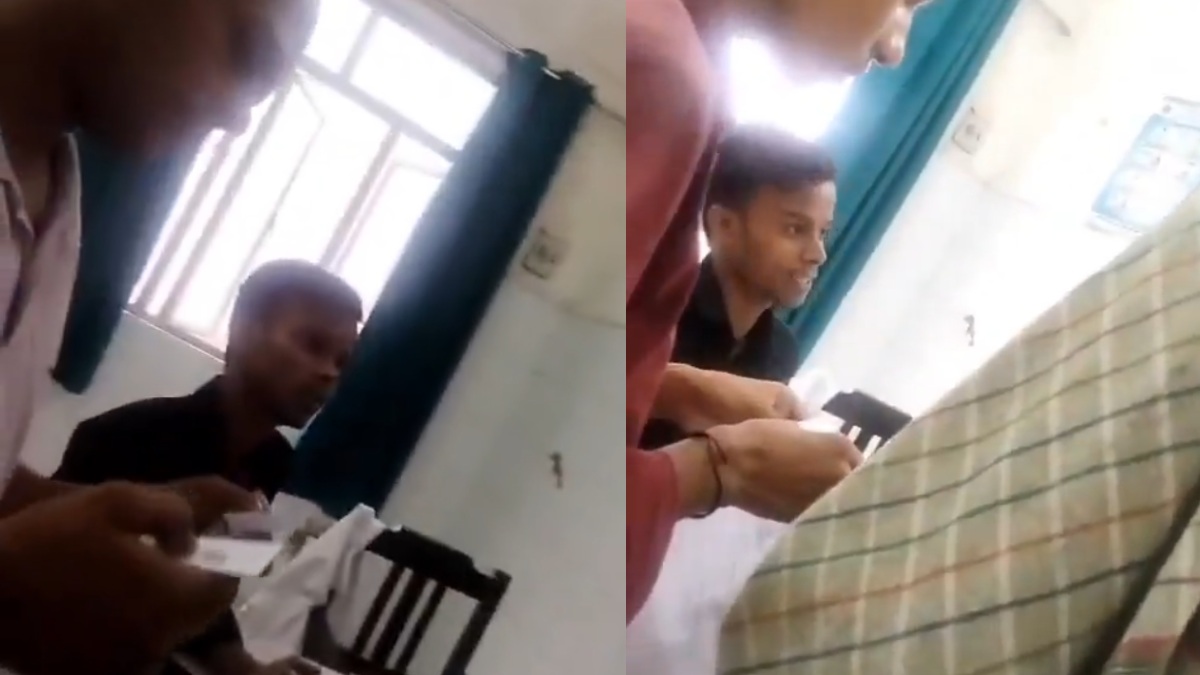 Kanpur Hospital Viral Video: Doctor’s Driver Seen Prescribing Medicines In OPD