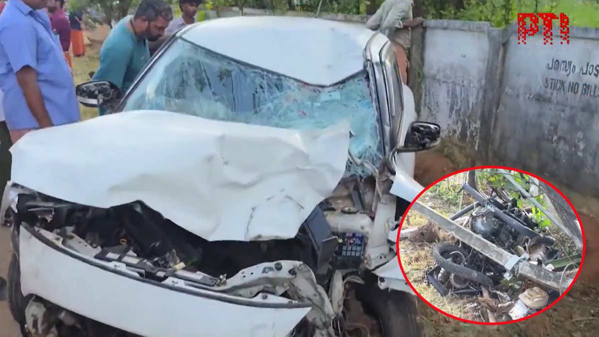 Kerala Road Accident: Family of Three, Including 3-Year-Old Son, Killed in Speeding Car Crash in Thrissur