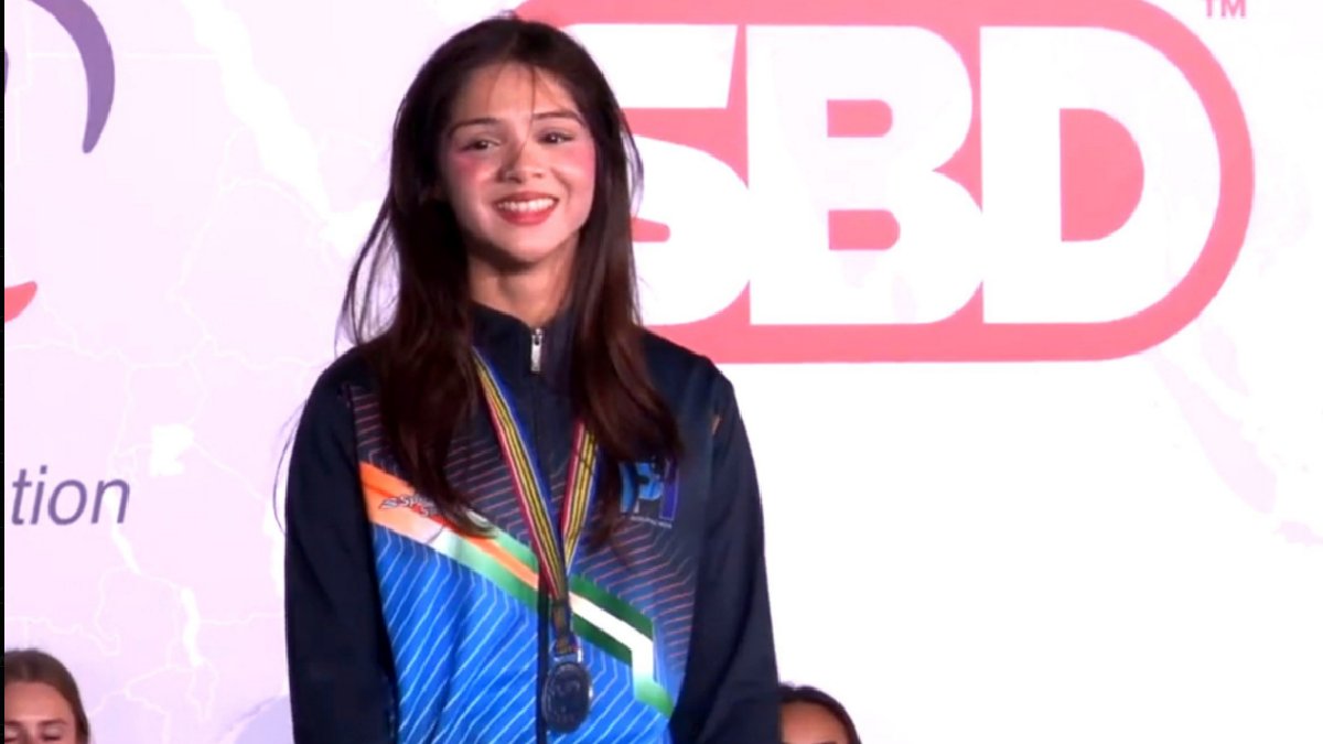 India's Keyaa Banerji won a silver medal | Photo Credit: https://x.com/SportsArena1234