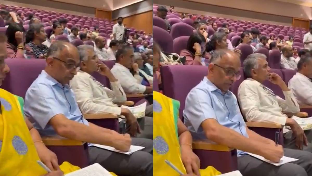 ಕಸ ನಿರ್ವಹಣೆ ಚರ್ಚೆಗೆ ಹೊಸ ರೂಪ-ವೇದಿಕೆಯಿಂದ ಕೆಳಗಿಳಿದು ಜನರ ನಡುವೆ ಕುಳಿತ ಕೃಷ್ಣ ಬೈರೇಗೌಡ!!
