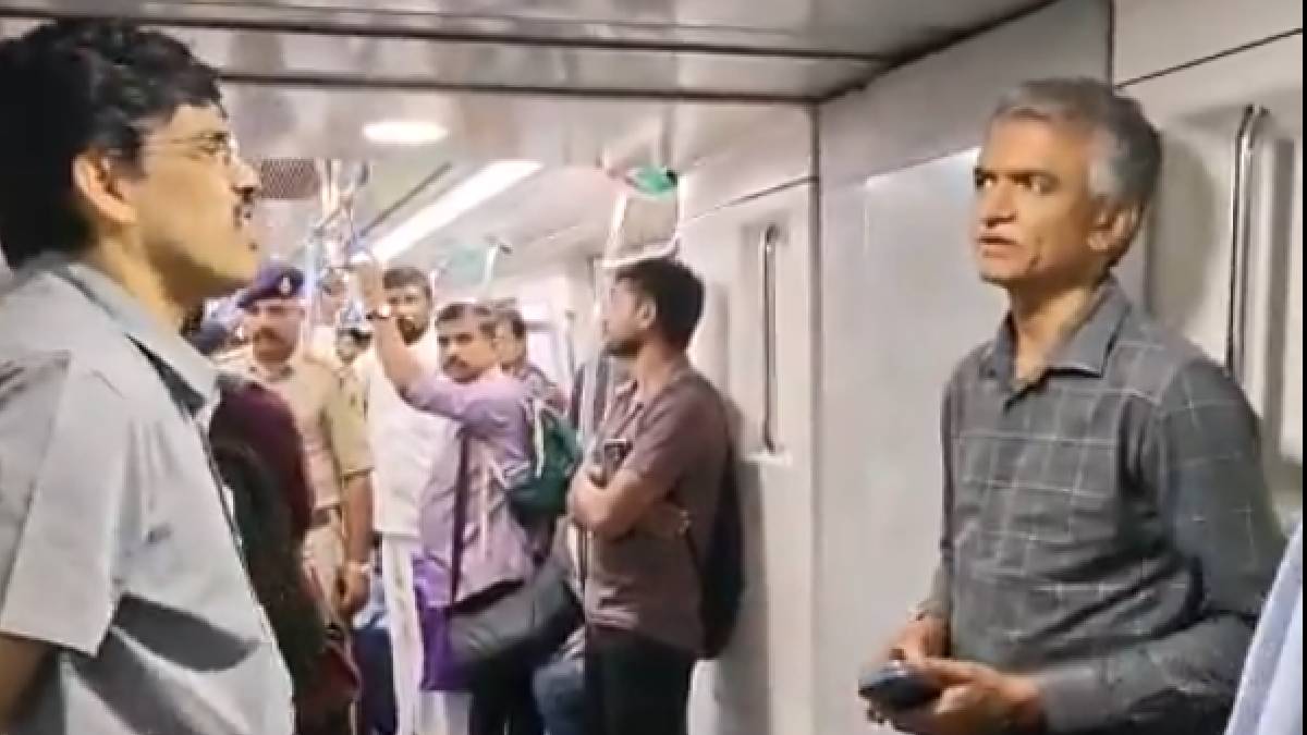 Bengaluru Development Minister Krishna Byre Gowda Inspects Majestic Metro Station With Officials