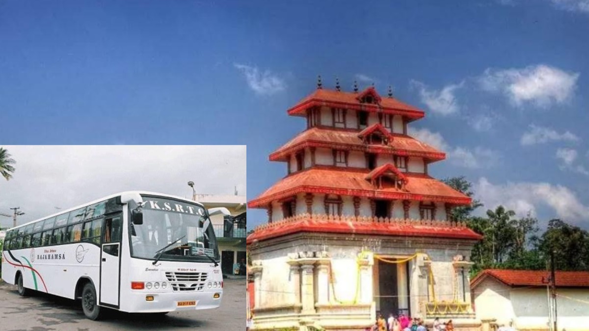 ಬೆಂಗಳೂರು ಭಾಗಮಂಡಲ ರಾಜಹಂಸ ಬಸ್ | Photo Credit: ChatGPT