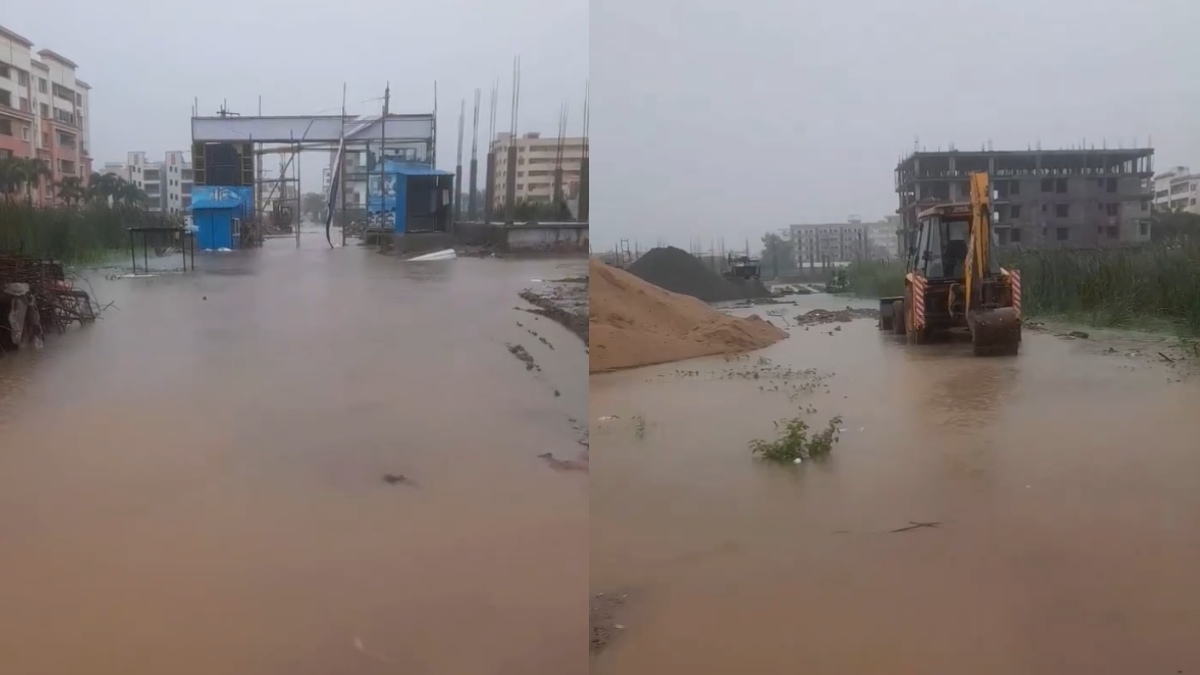 Deep Depression Makes Landfall Near Kalingapatnam In Andhra Pradesh | Photo Credit: https://x.com/