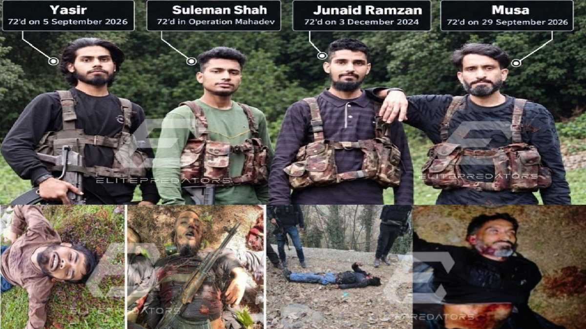 LeT Commander Sulaiman Shah Alias Musa Killed In Budgam Encounter | Photo Credit: x.com/GarudEyeIntel/