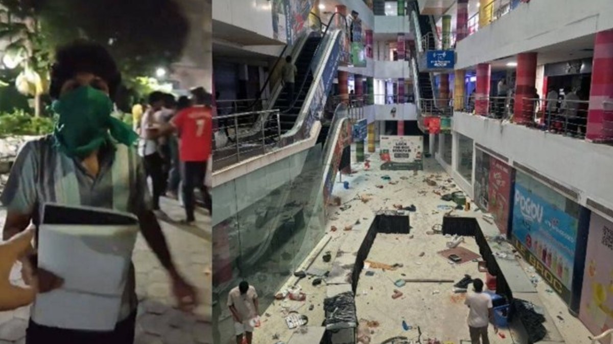 LPU Uni Mall Looting | Photo Credit: https://x.com/IndianTechGuide