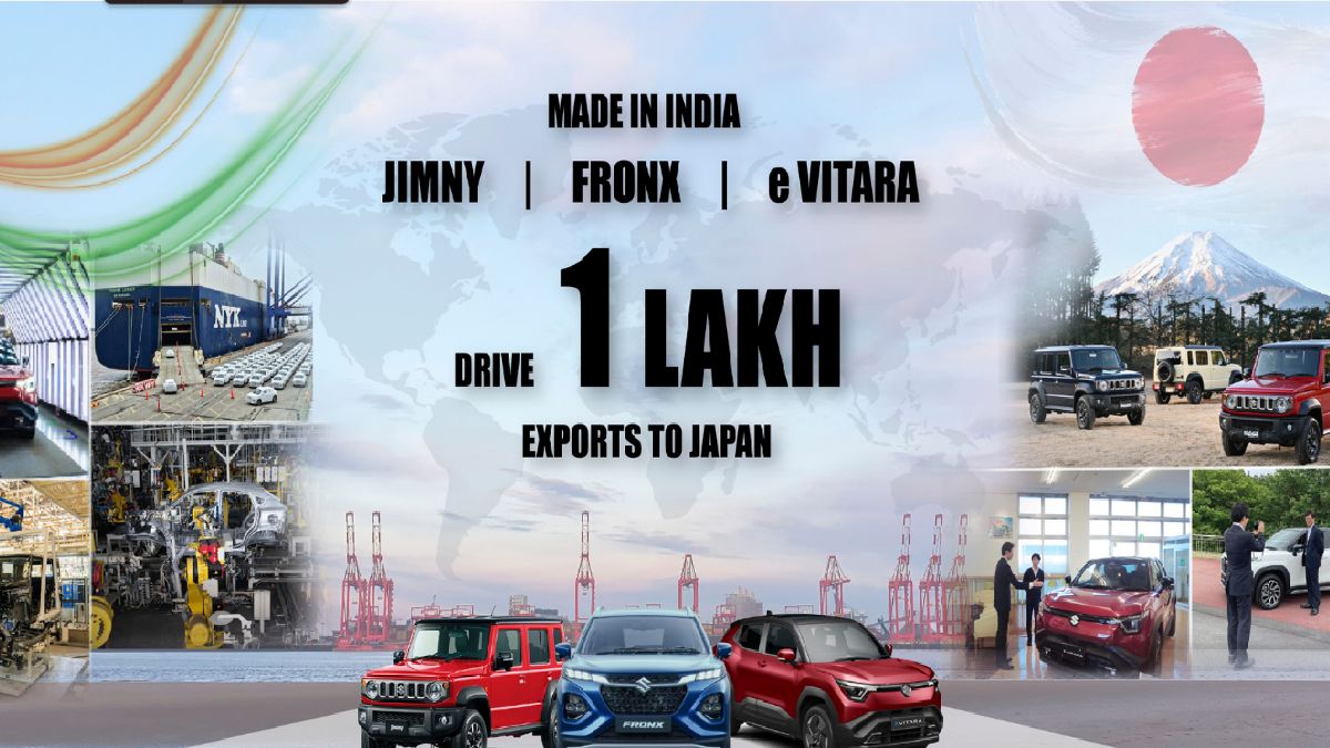 Maruti Suzuki’s Japan Export Drive: Fronx, Jimny, e Vitara Cross 1 Lakh Units