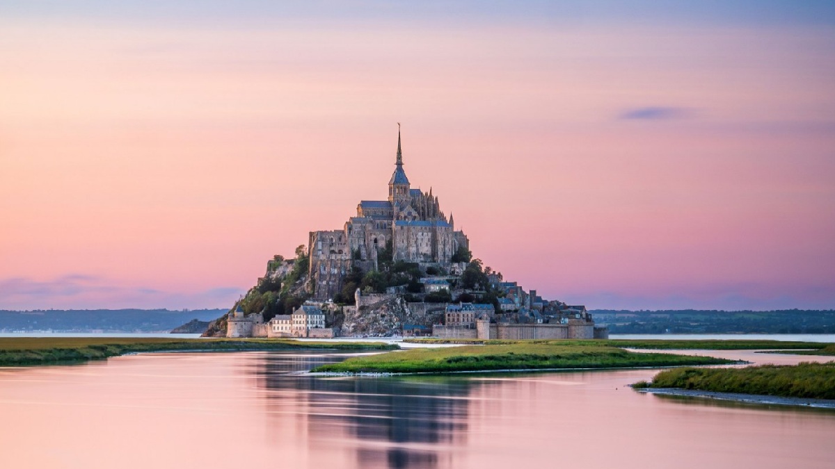 Just 23 People Live on This Tiny French Island With a Stunning Gothic Abbey