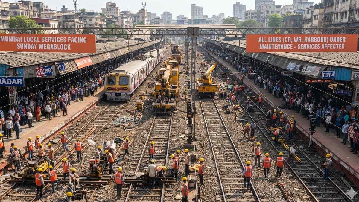 Mumbai Local Train Services to Be Affected as Megablock Hits All Three Lines